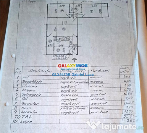 Apartament 3 camere 60mp | Berceni - Metrou Piata Sudului |