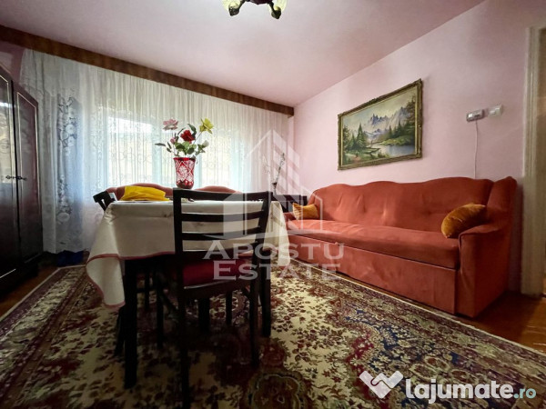 Apartament cu 2 camere, centrala proprie, zona Dambovita