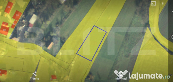 Teren intravilan, 900mp, amati