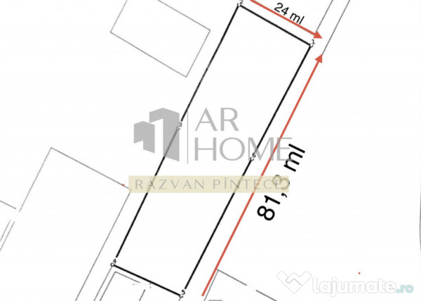 Teren intravilan 1900 mp, langa padure, intrare gageni paule