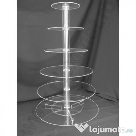 Suport De Tort Rotund Cu 6 Nivele Spev 13 541 Ron Lajumatero