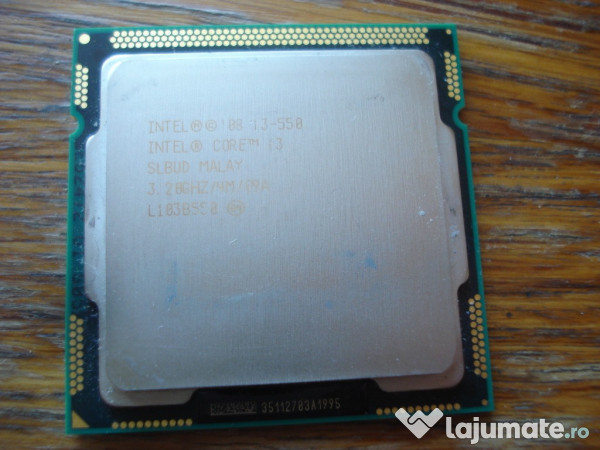 Procesor Intel Core I3 550 3 2 Ghz 4mb Socket 1156 60 Lei Lajumate Ro