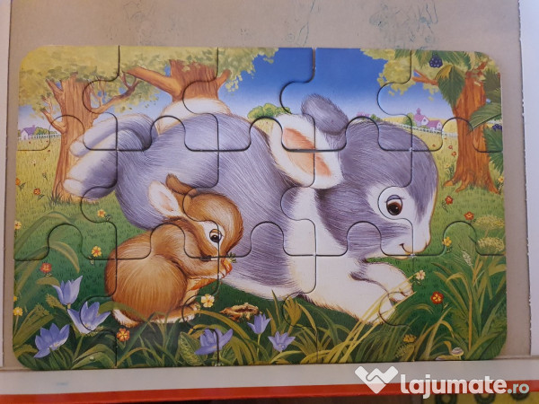 Puzzle cu iepuras si cu sindbad, 8 lei - Lajumate.ro