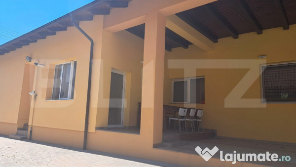 Casa 500 mp, spatiu comercial 122 mp, teren 7900mp - botiz