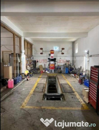 Hala industriala echipata complet service, 250 mp, zona sche