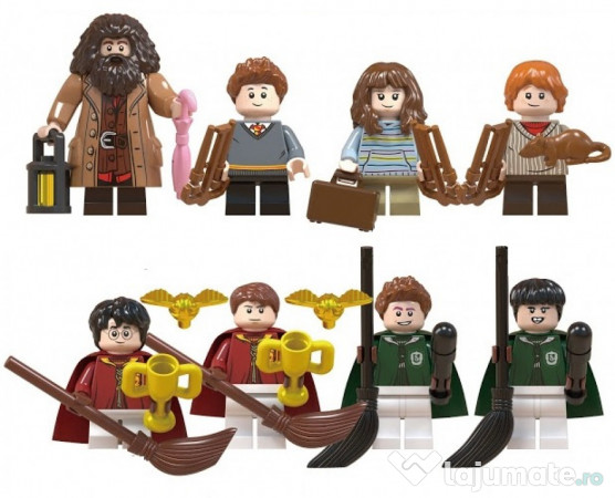 Set 8 Minifigurine Tip Lego Harry Potter Cu Hagrid 64 Lei
