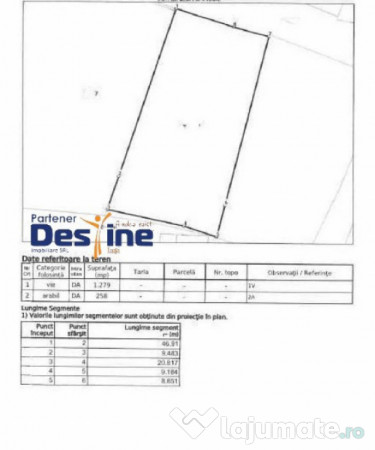 Proselnici - Miroslava, teren intravilan 1537 mp , 49.500 EU