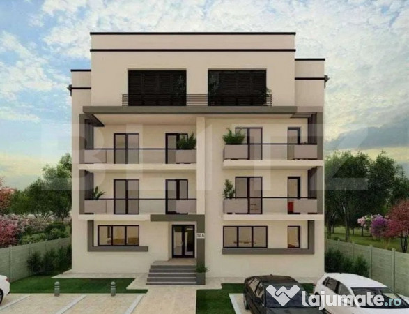 Apartament 2 camere, bloc nou finalizat, loc de parcare incl