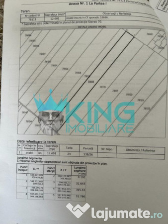 Teren 12600 MP | Vidra -Balta Berceni | Comision 0% | Oportu