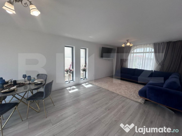 Casa de inchiriat, cu 4 camere, 120 mp utili si 500 mp de te