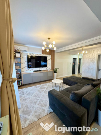 Apartament lux 3 camere, 2 bai, terasă unică 50 mp, constr