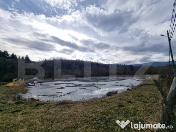 Lac piscicol cu teren de închiriat – zonă turistică!