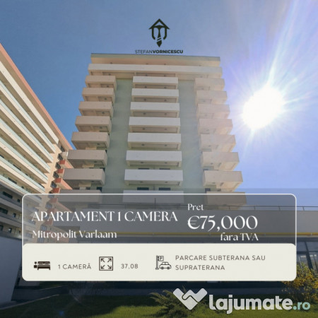 Apartament cu 1 cameră complex rezidential finalizat