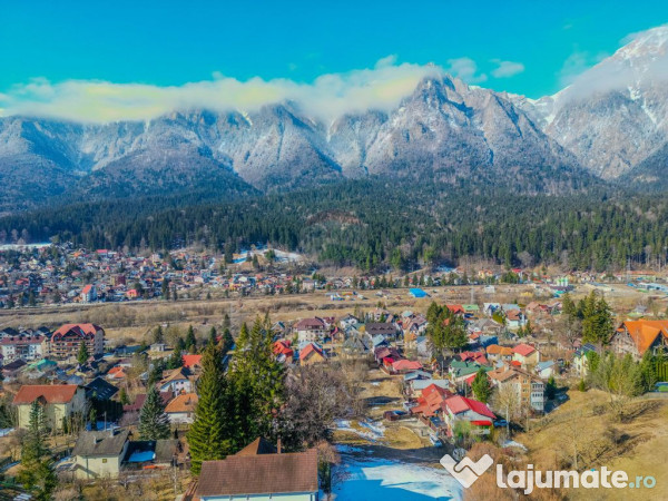 Teren Busteni | Vedere Panoramica la muntii Bucegi | Fund...