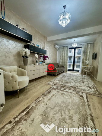 Studiu spatios in bloc nou - mobilat utilat premium - lumin