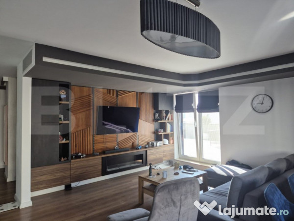 Penthouse exclusivist cu 4 camere, terasa de 110 mp