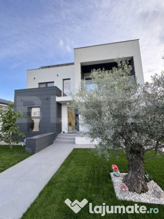 Casa cu piscina(0 costuri intretinere) p+e, 169 mp utili, 40