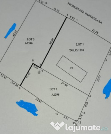 Mineri - teren 750 mp