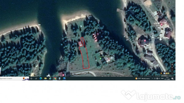 Teren in colibita, 10 ari, cu iesire direct la lac