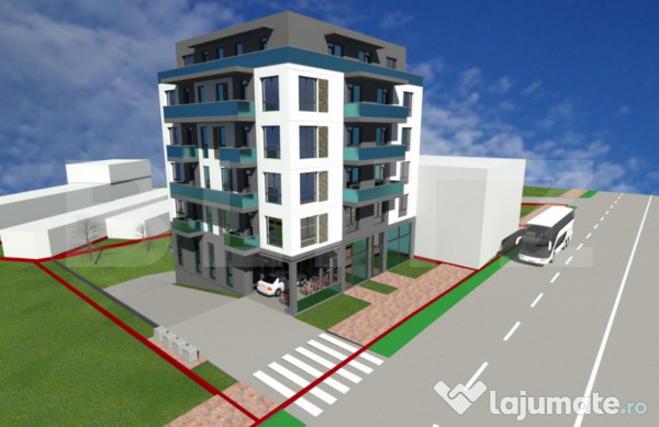 Apartament 4 camere, 3 bai, 126 mp, terasa 63 mp, zona rivus