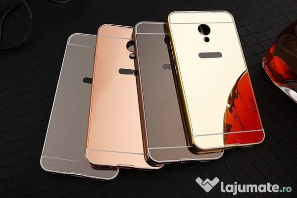 Husa Bumper Aluminiu Spate Oglinda Pentru Meizu Pro 6 15 Lei