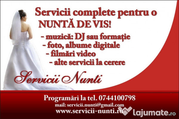 Servicii Complete Pentru O Nunta De Vis 500 Eur Lajumatero