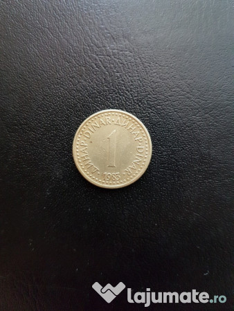 Moneda 1 Dinar 1983 Iugoslavia 2 Lei Lajumate Ro