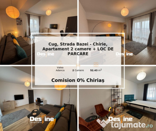 Cug, Strada Bazei - Chirie, Apartament 2 camere + LOC DE PAR