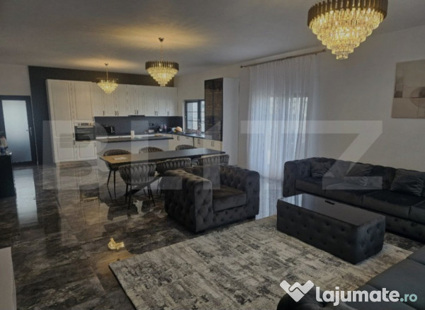 Casa lux, 3 camere, 180 mp utili si 660 mp teren, zona Metro