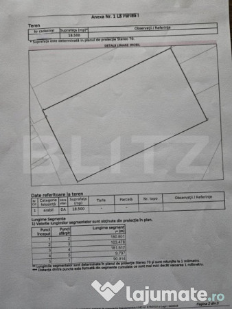 Teren intravilan de vanzare, 18,5 ha, zona Decebal