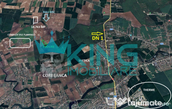 Teren 14.763 mp | corbeanca | 2 fronturi | extravilan