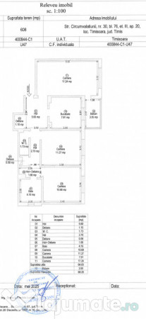 Proprietar vand apartament 3 camere langa iulius mall