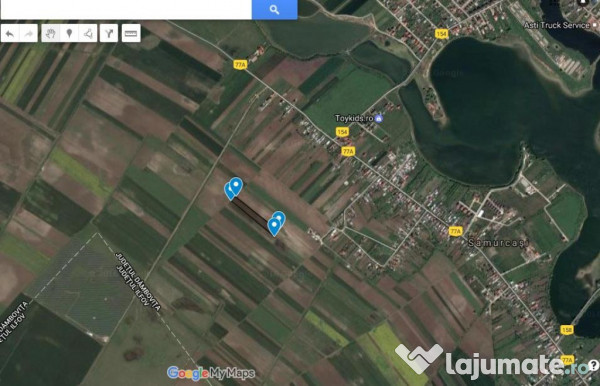 Vand teren extravilan samurcasi (buftea - crevedia)