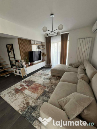 Apartament duplex 3 camere -mobilat premium-parcare inclusa-