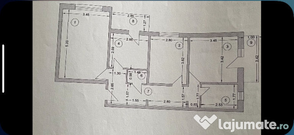 Apartament 3 camere steaua