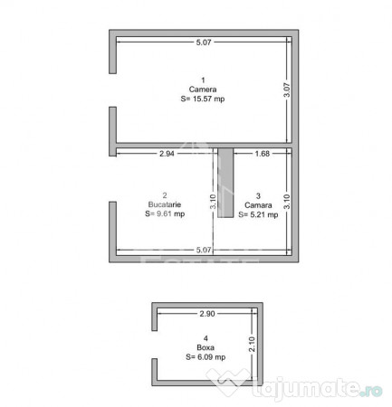 Apartament pretabil birouri, 30 mp, piata unirii