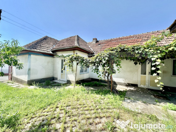 Casă de vanzare 114 mp cu pivnițe, anexe și curte mare ,t